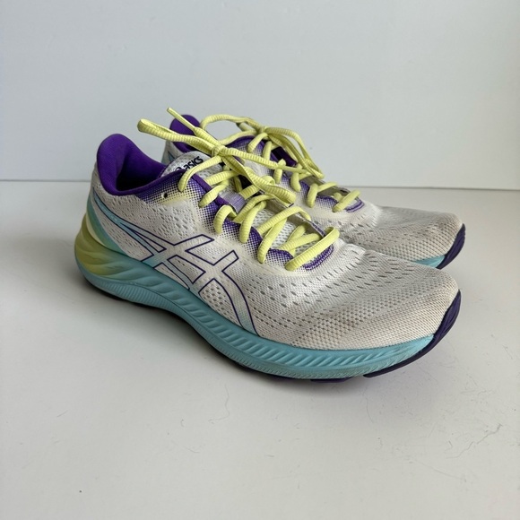 ASICS Gel Excite 8 Running Shoes White Purple Pastel Athletic Sneakers Womens 9 - Picture 4 of 7